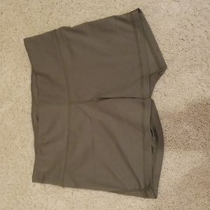 Olive Green yoga shorts